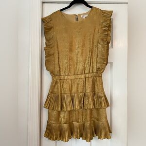 golden boutique dress